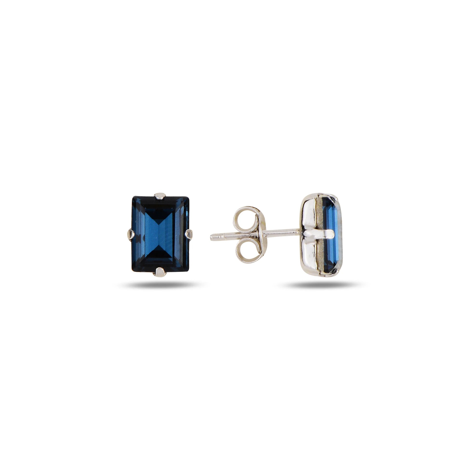 Pendientes Elegantes de Baguette - Diseño Minimalista con Brillo Luminoso