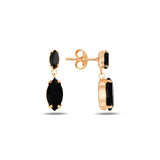 Elegant Dangling Earrings - Neptune Mini Celestial Drop Design