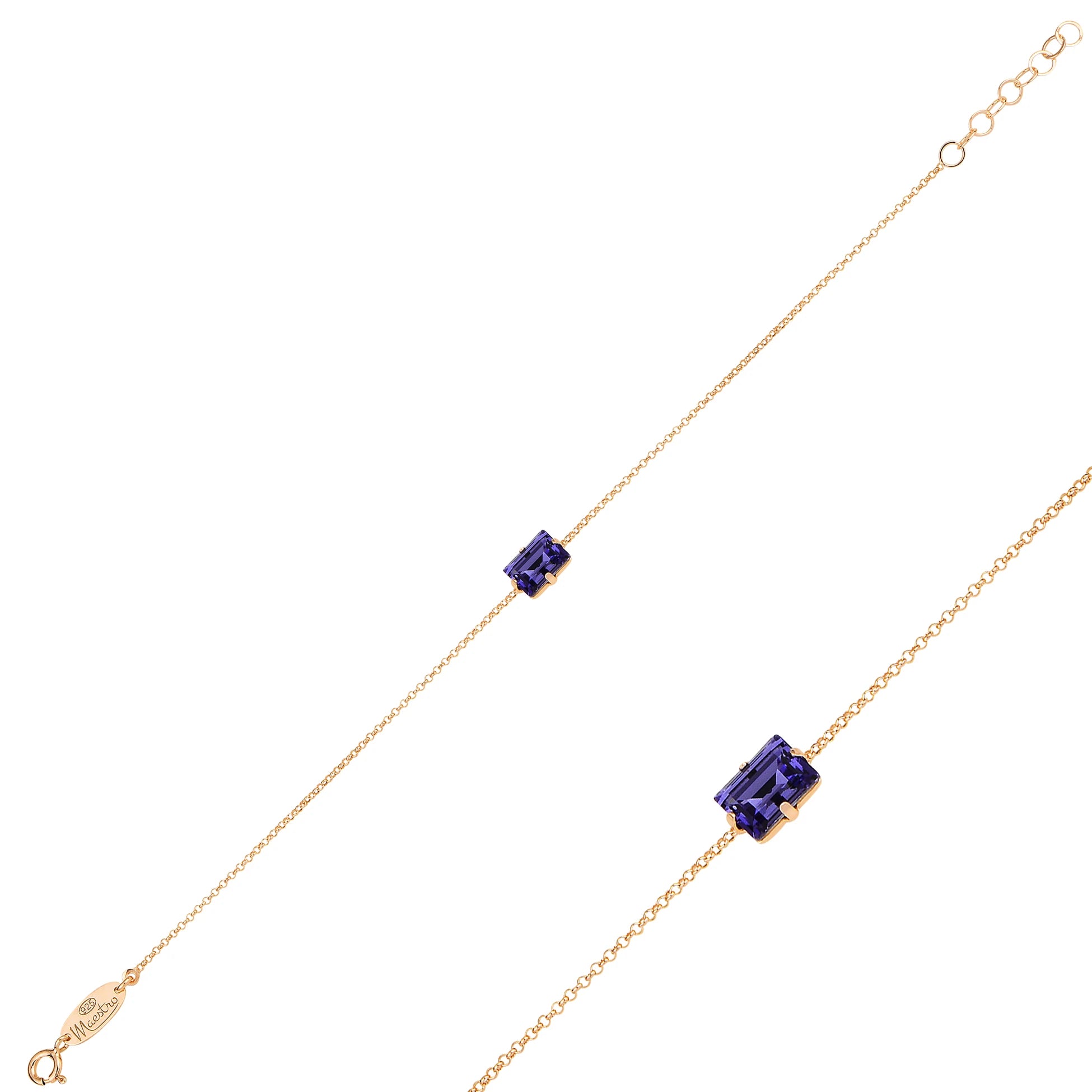 Delicate Solitaire Bracelet - Timeless Sparkle