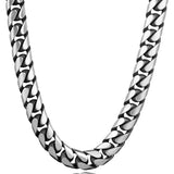 Sterling Silver Gourmet Link Chain Necklace - Classic Style