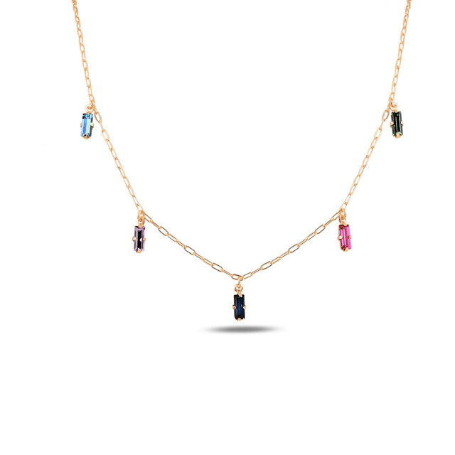Refined Dangle Pendant Necklace - Modern Italian Craftsmanship