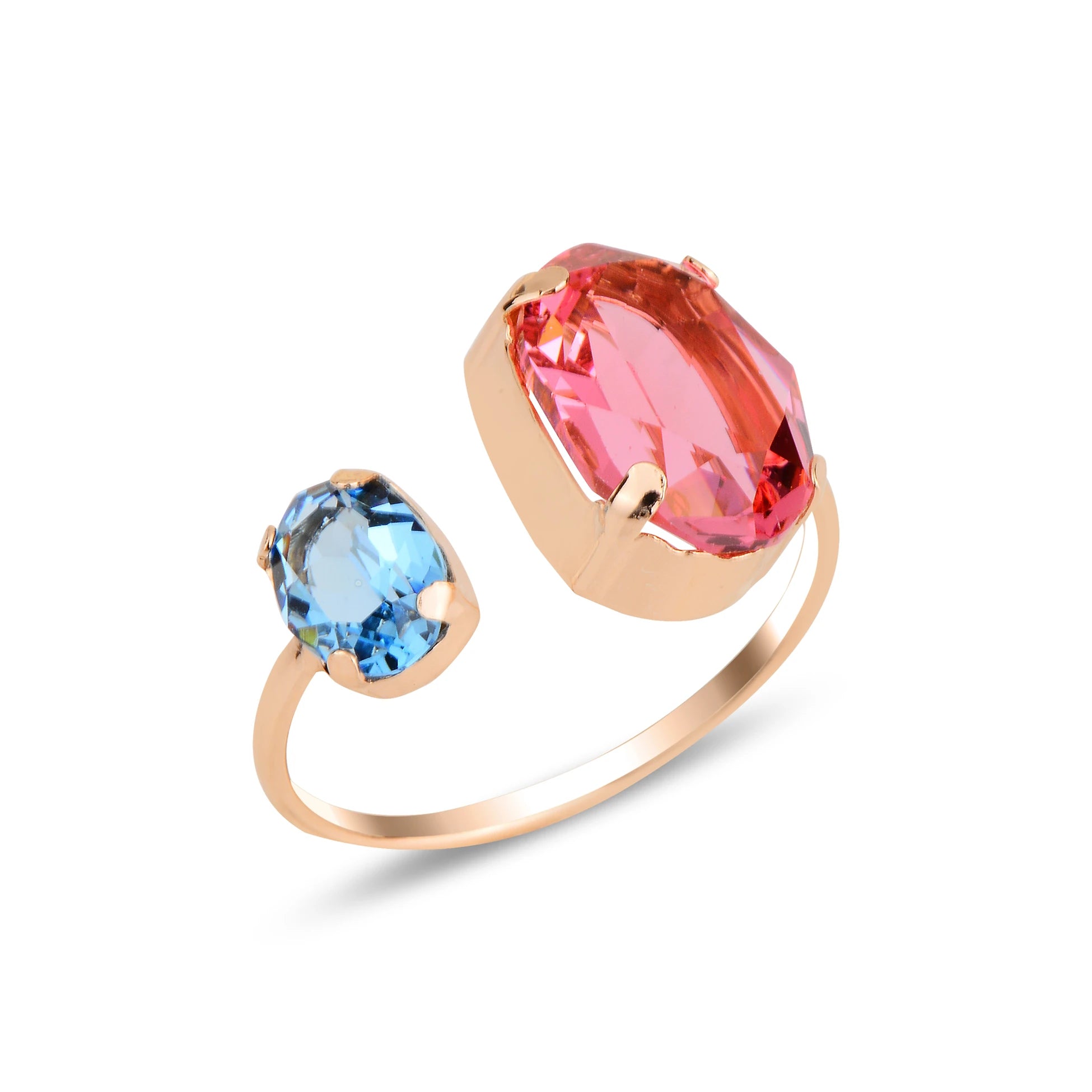 Rounded Elegance Open Ring - Contemporary & Versatile Design