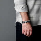 Sterling Silver Gourmet Chain Bracelet - Bold Statement Link