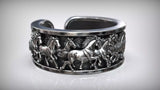 Dynamic Galloping Horse Design Ring