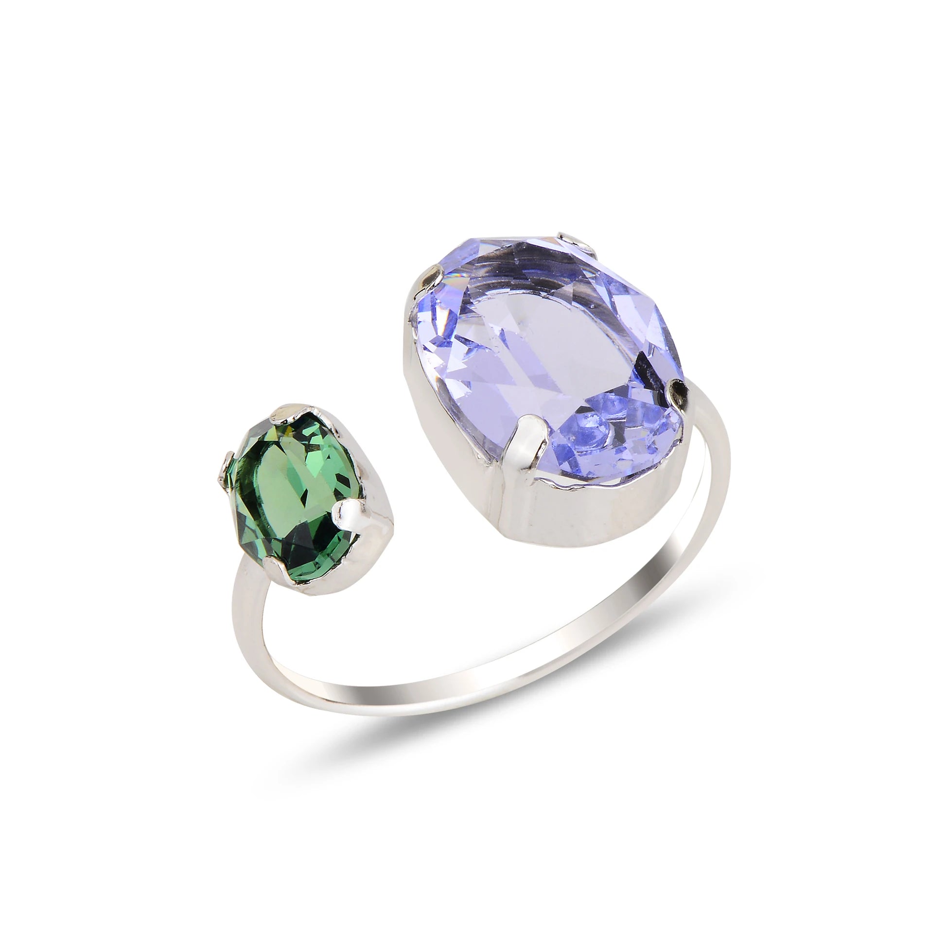 Rounded Elegance Open Ring - Contemporary & Versatile Design