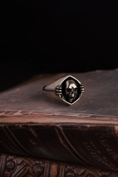 Unique Statement Skeleton Claw Ring