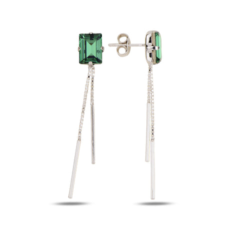 Elegant Minimalist Chain Link Drop Earrings - Modern & Dainty