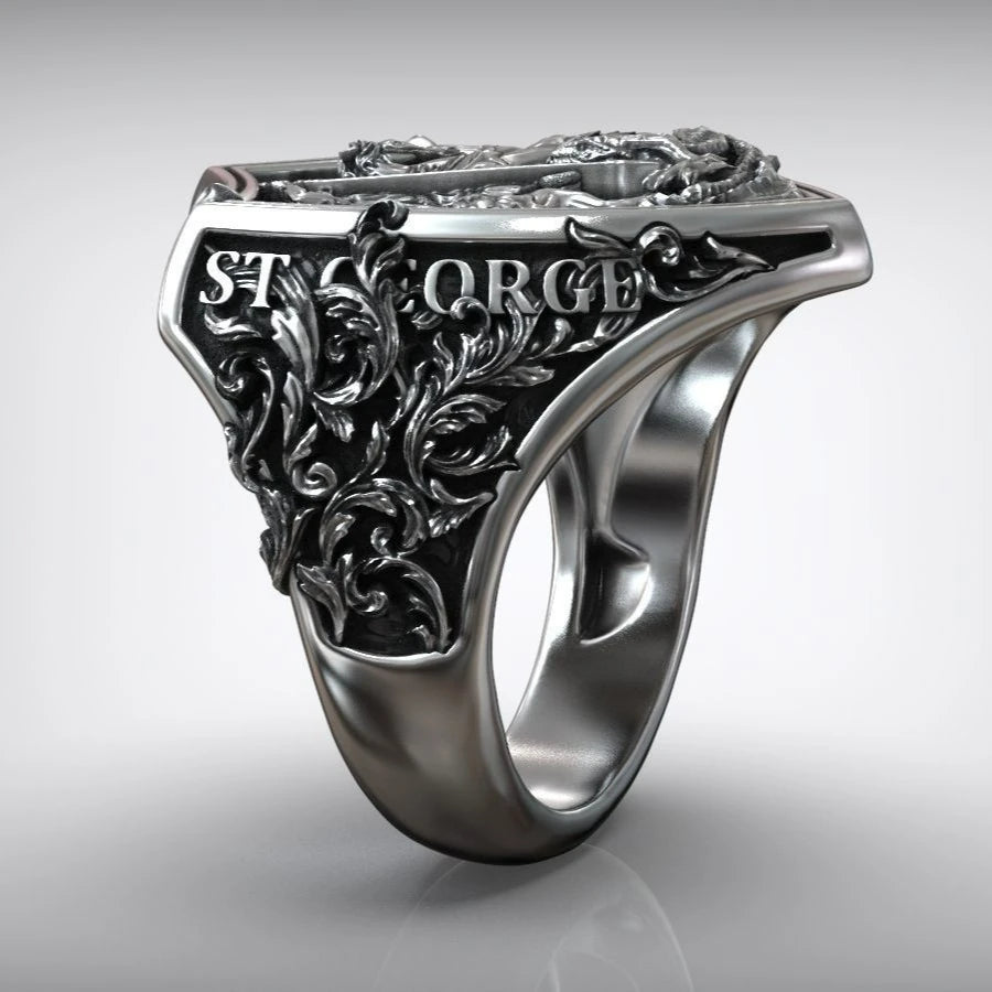 Artisan Crafted Shield Ring