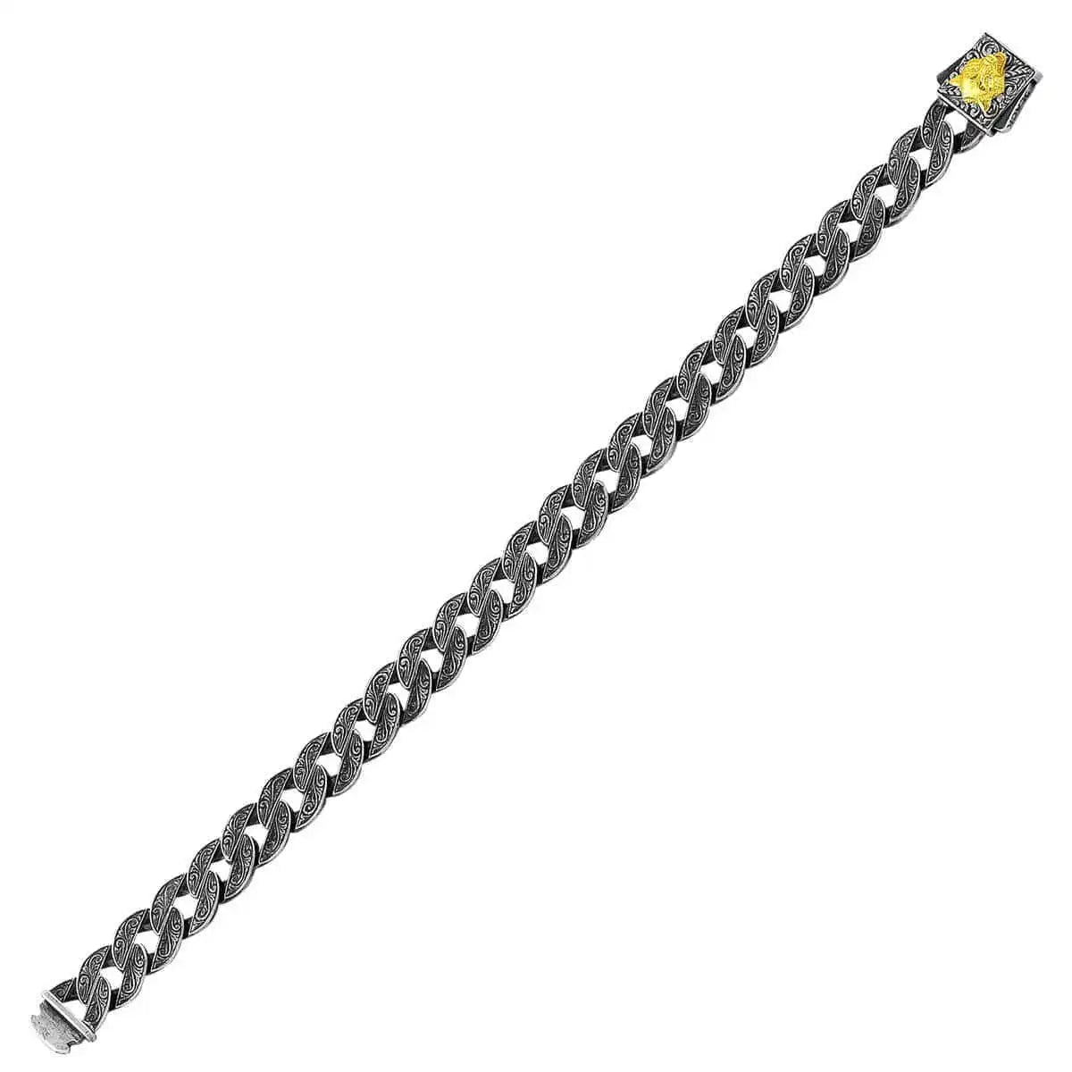 18K Gold Plated Sterling Silver Bracelet - Elegant Design