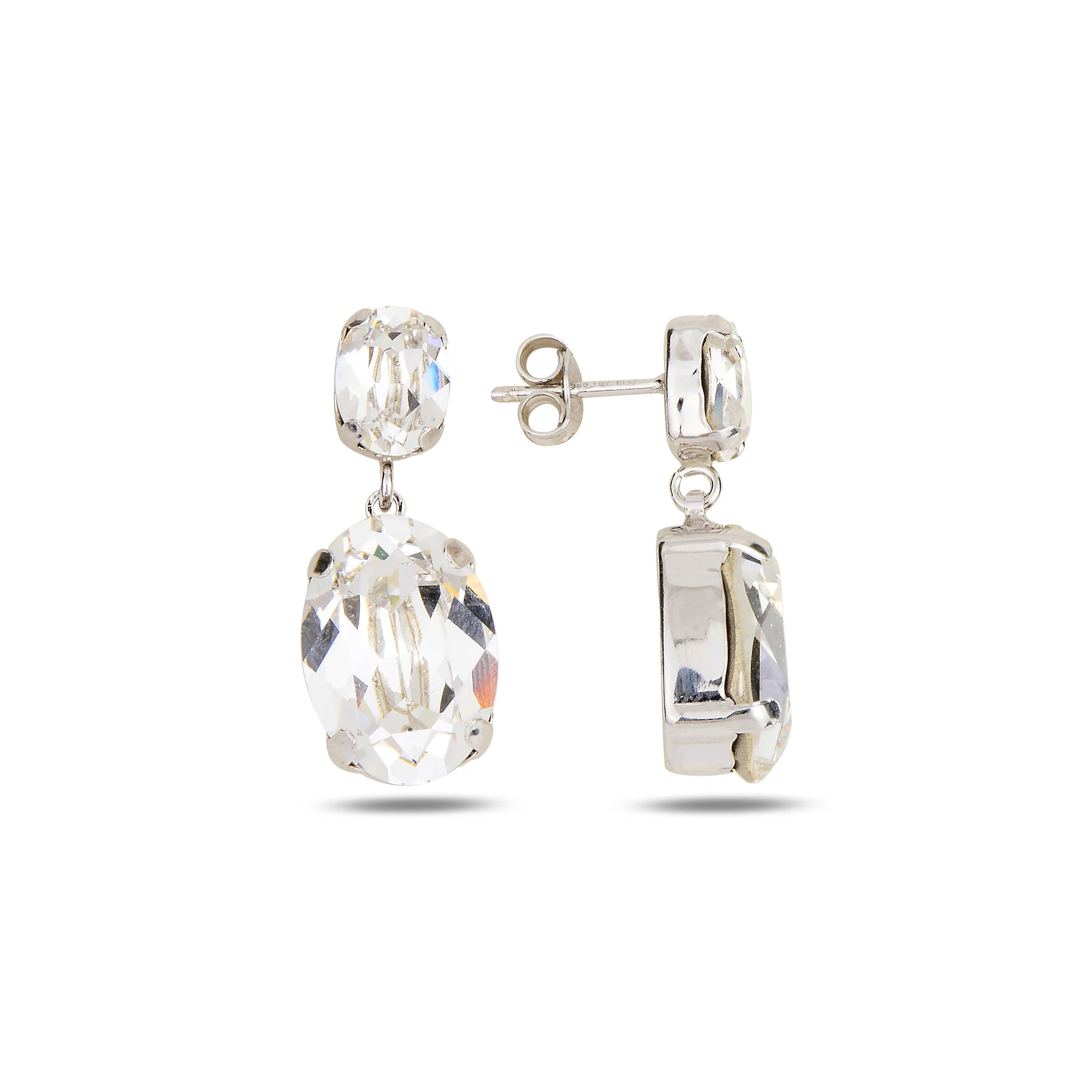 Refined Double Drop Earrings - Everyday Sophistication