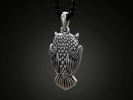 Elegant Owl Pendant Necklace