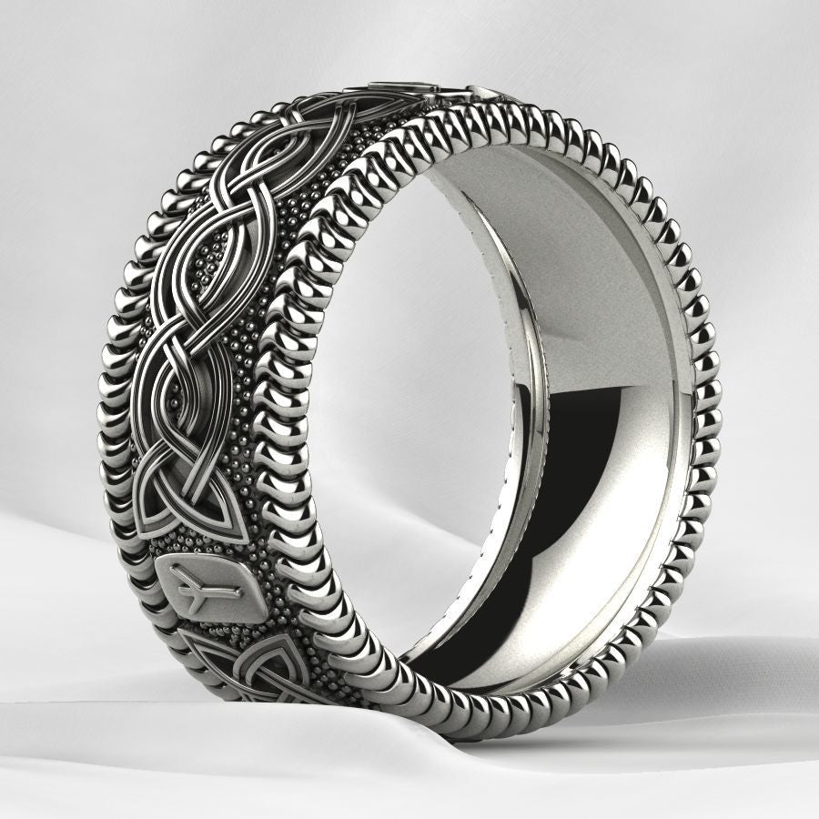 Premium Artisan Nordic Knot Ring