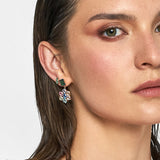 Vibrant Swarovski Crystal Earrings - Fiore Flower-Inspired Design
