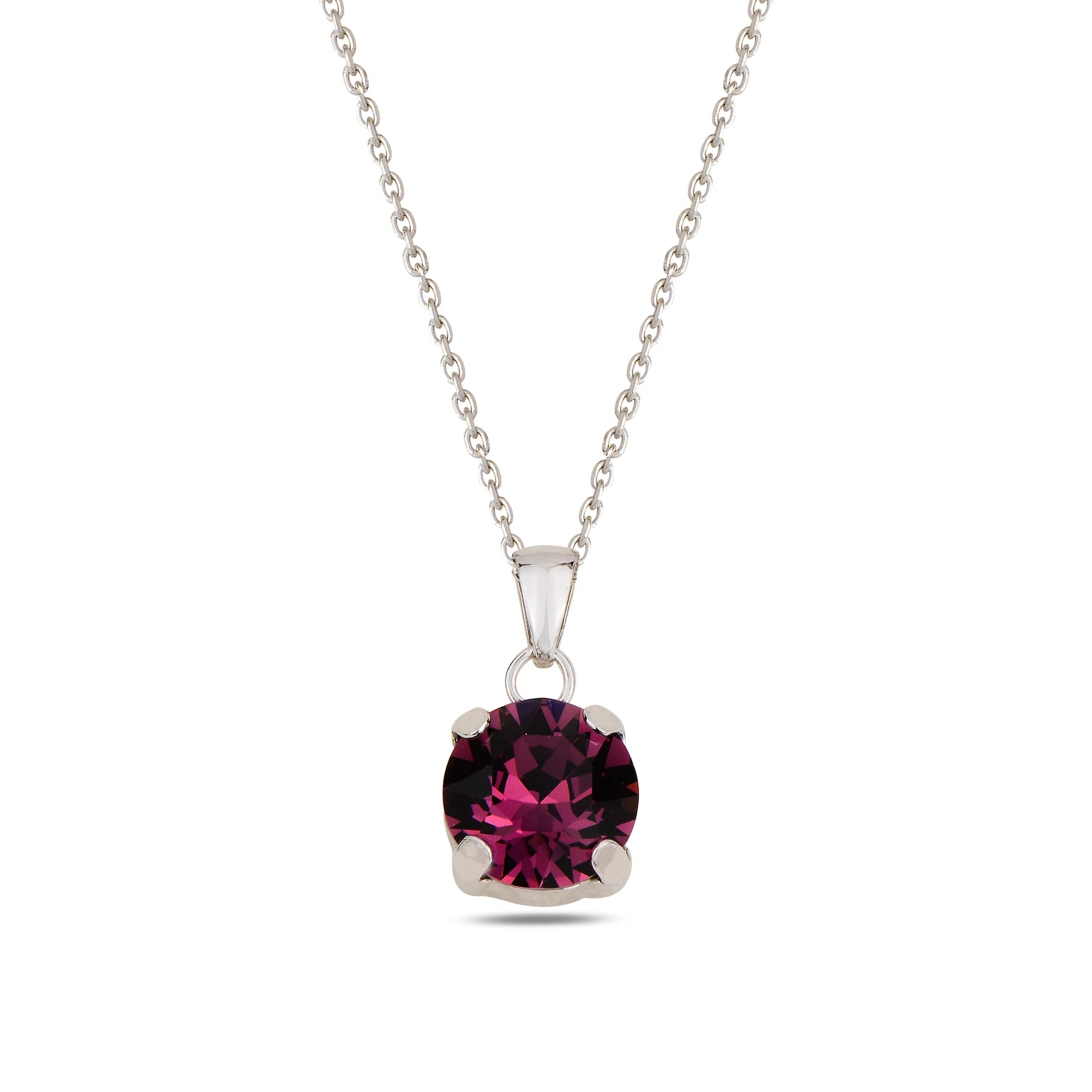 Brilliant Stone Pendant Necklace - Minimalist Everyday Sparkle