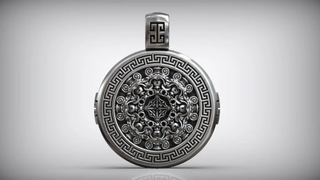 Professional Artisanal Medusa Pendant Necklace