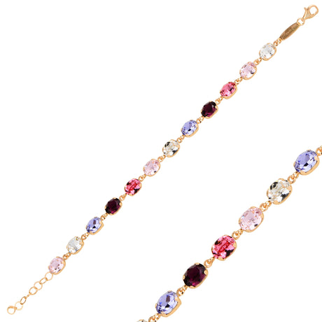 Full Circle Bracelet - Rounded Elegance Sparkle