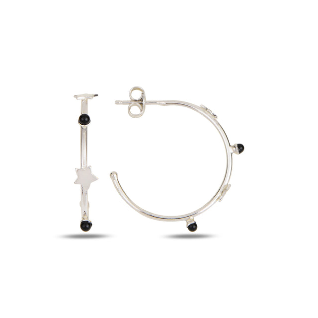Sterling Silver Small Hoop Earrings - Everyday Chic