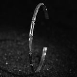 Sterling Silver Viking Bracelet - Mountain Motif