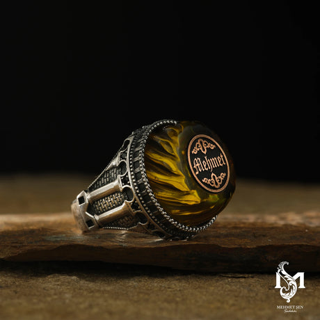 Sterling Silver Men's Ring - Turban-Inspired Heritage Design