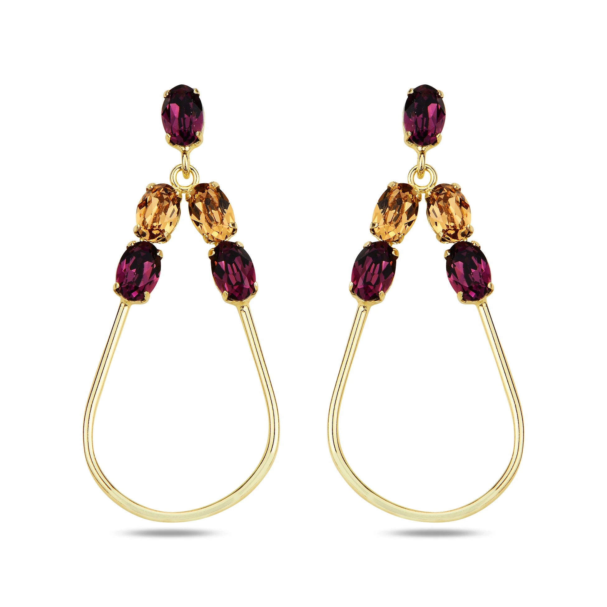 Refined Oval Earrings - Smooth, Polished Finish for Everyday Elegance