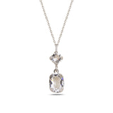 Delicate Sterling Silver Mini Pendant Necklace - Rounded Elegance