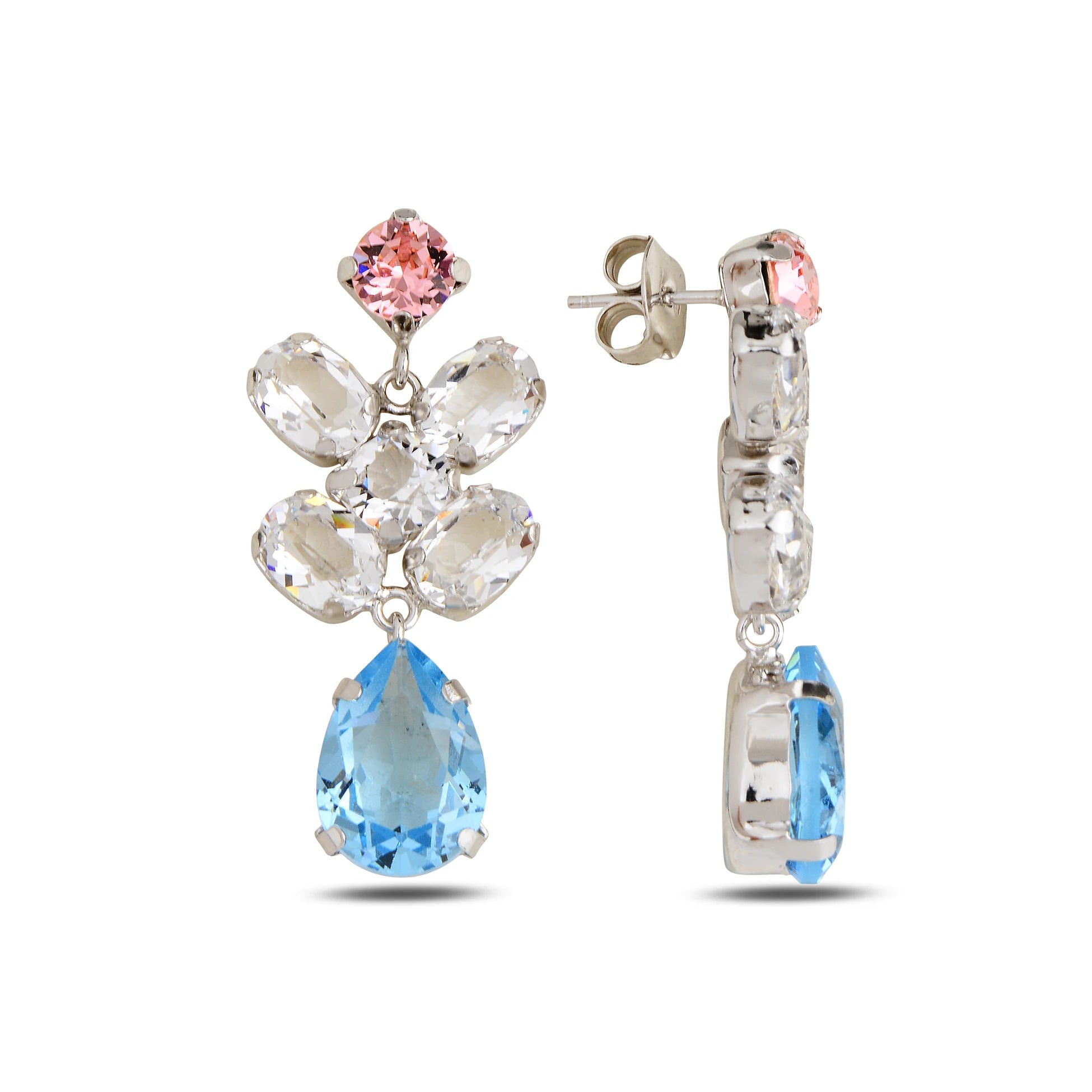 Dazzling Chandelier Earrings - Voluminous Radiance Statement