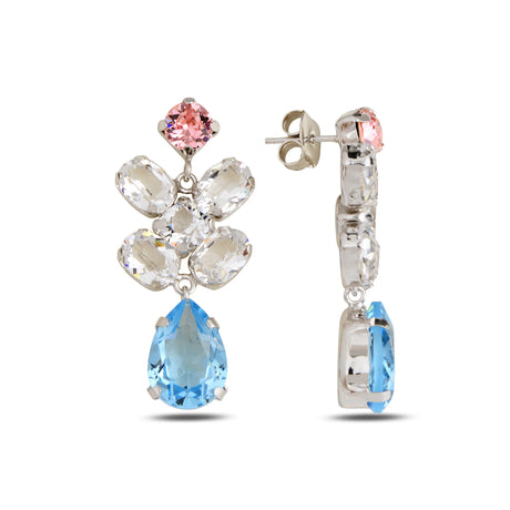 Dazzling Chandelier Earrings - Voluminous Radiance Statement
