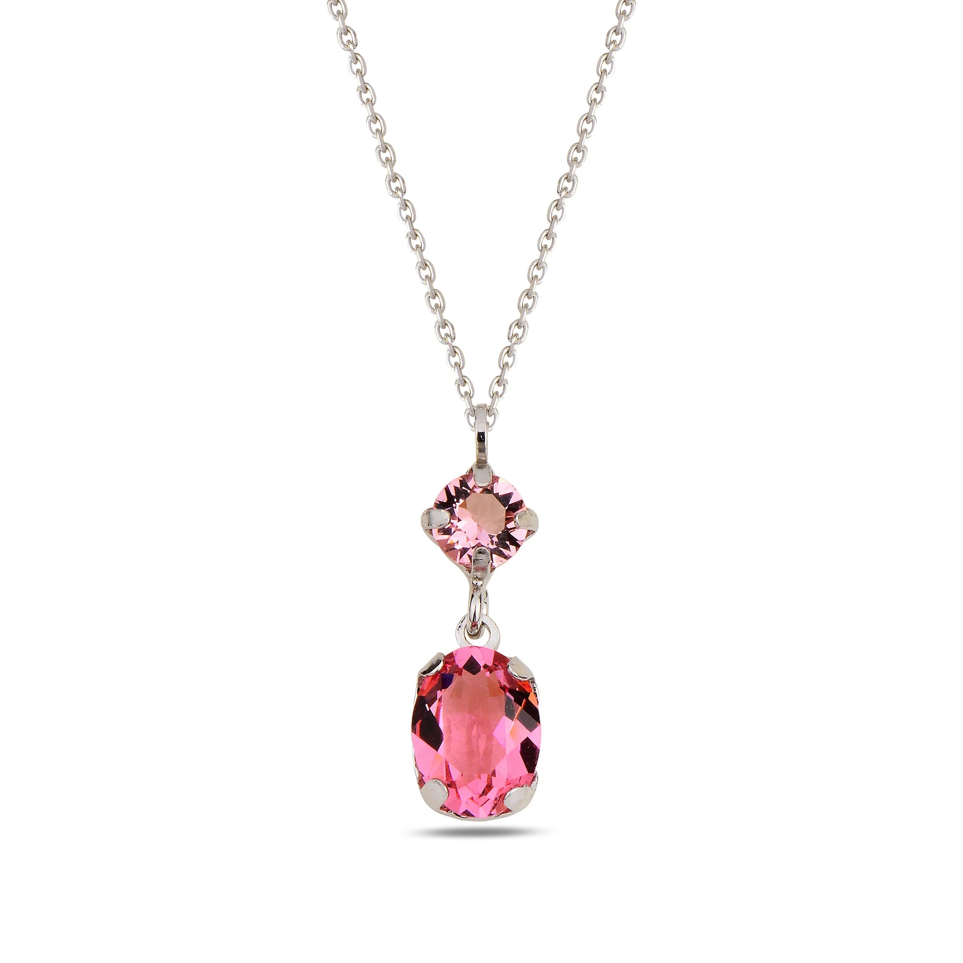 Delicate Sterling Silver Mini Pendant Necklace - Rounded Elegance