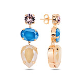 Sterling Silver Swarovski Crystal Drop Earrings - Dazzling Pear Cut