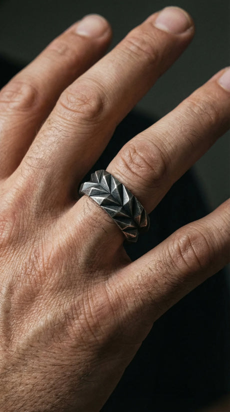 Wholesale Geometric Statement Ring