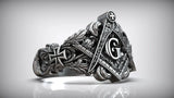 Premium Masonic Fraternal Ring