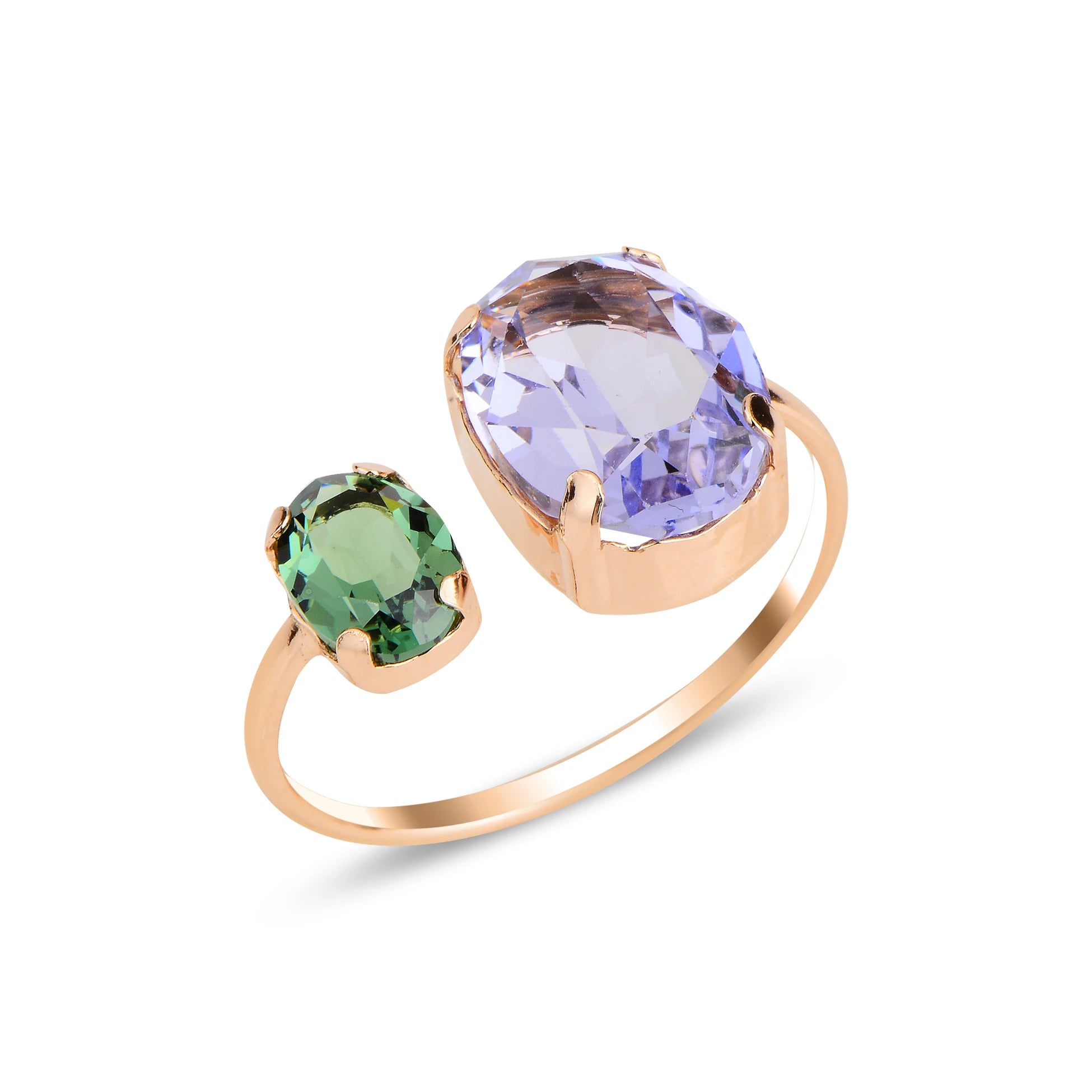 Rounded Elegance Open Ring - Contemporary & Versatile Design