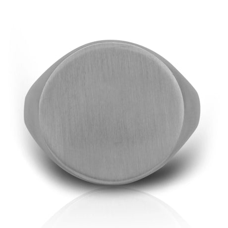 Sterling Silver Round Ring - Customizable Engravable Band