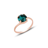 Sparkling Minimalist Ring - Delicate Everyday Shine
