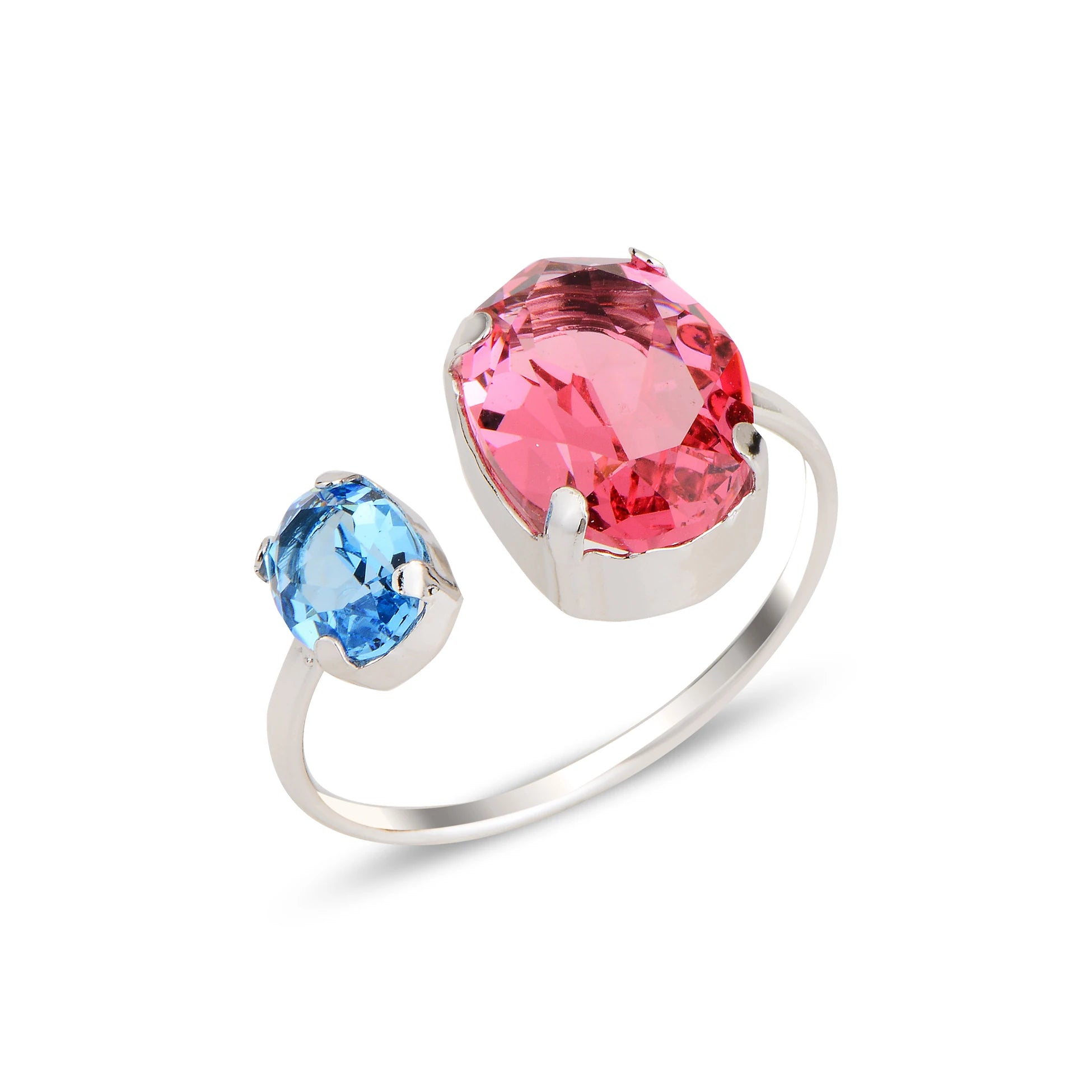 Rounded Elegance Open Ring - Contemporary & Versatile Design