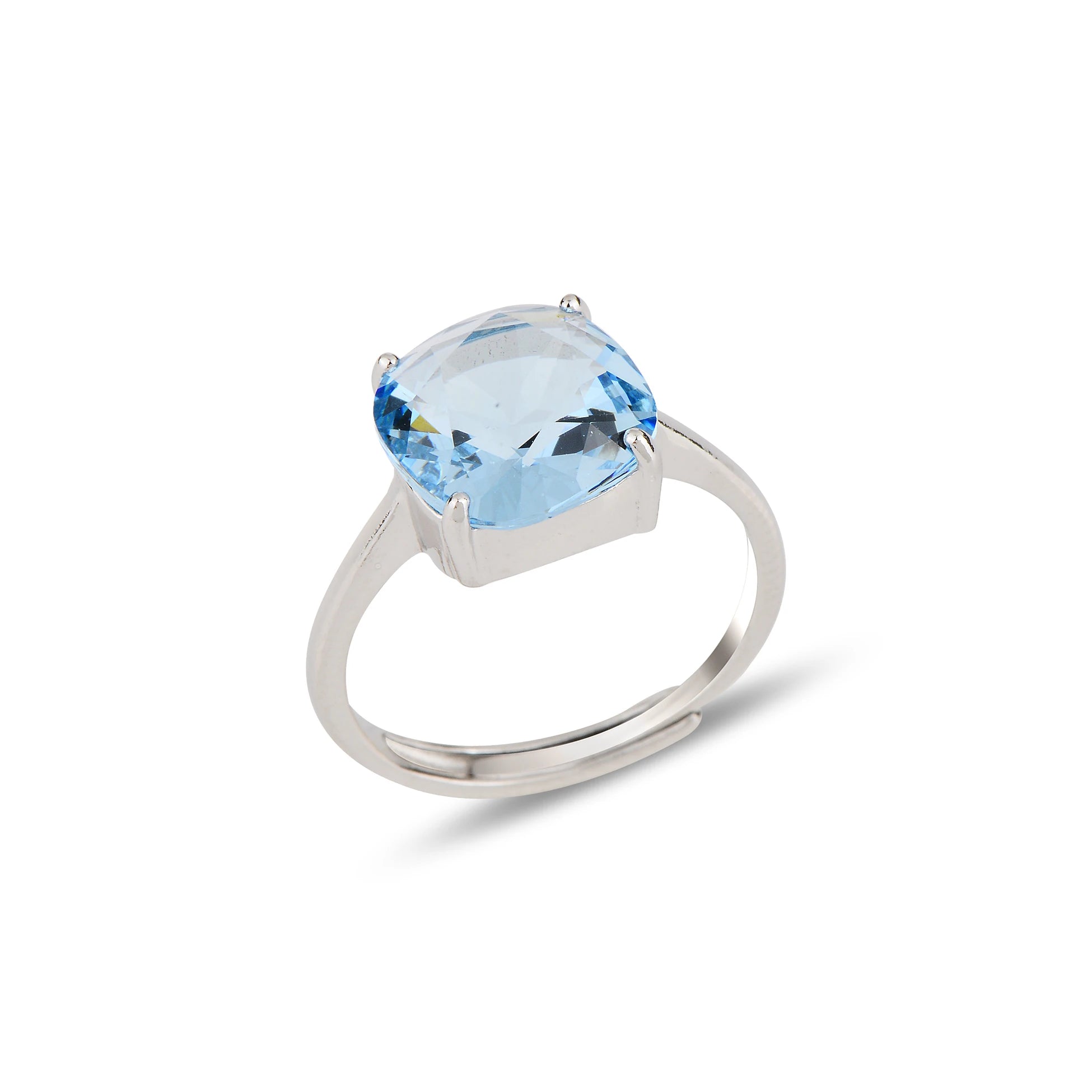 Bague féminine à pierres multiples - Design palette naturelle romantique