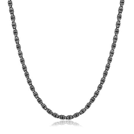 Sterling Silver Chain Necklace - Bold Kratos Link Design