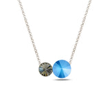 Shimmering Infinity Necklace - Dainty Dot Design
