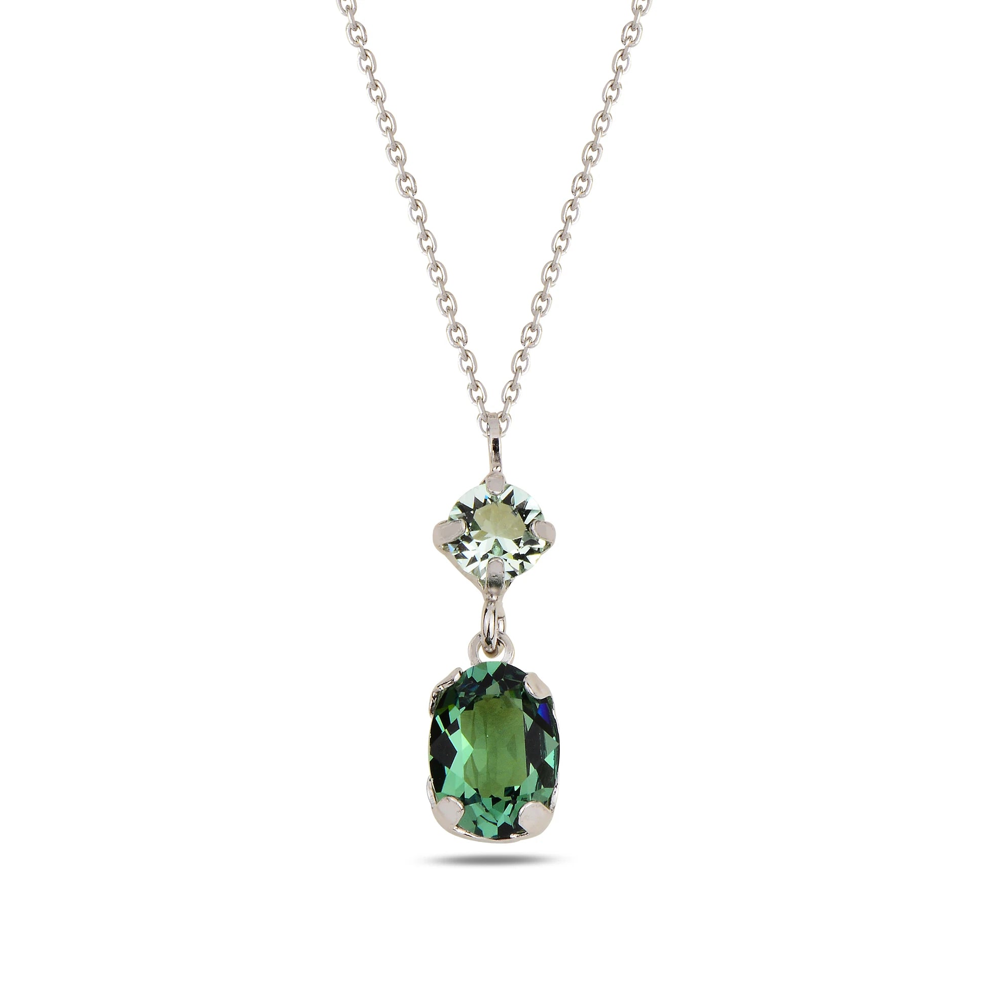 Delicate Sterling Silver Mini Pendant Necklace - Rounded Elegance