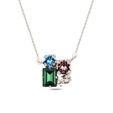 Elegant Pendant Necklace - Fluid Ocean-Inspired Design