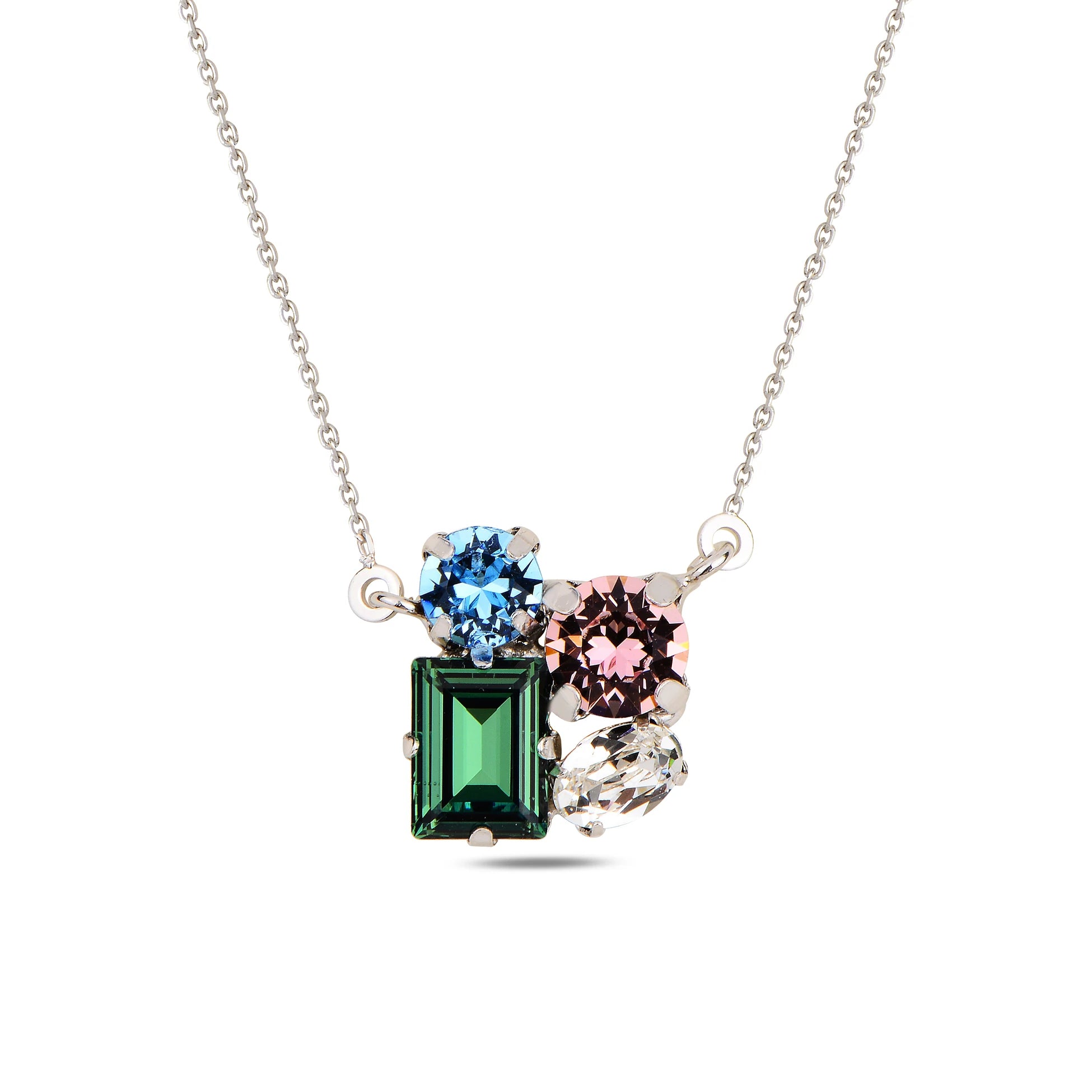 Elegant Pendant Necklace - Fluid Ocean-Inspired Design