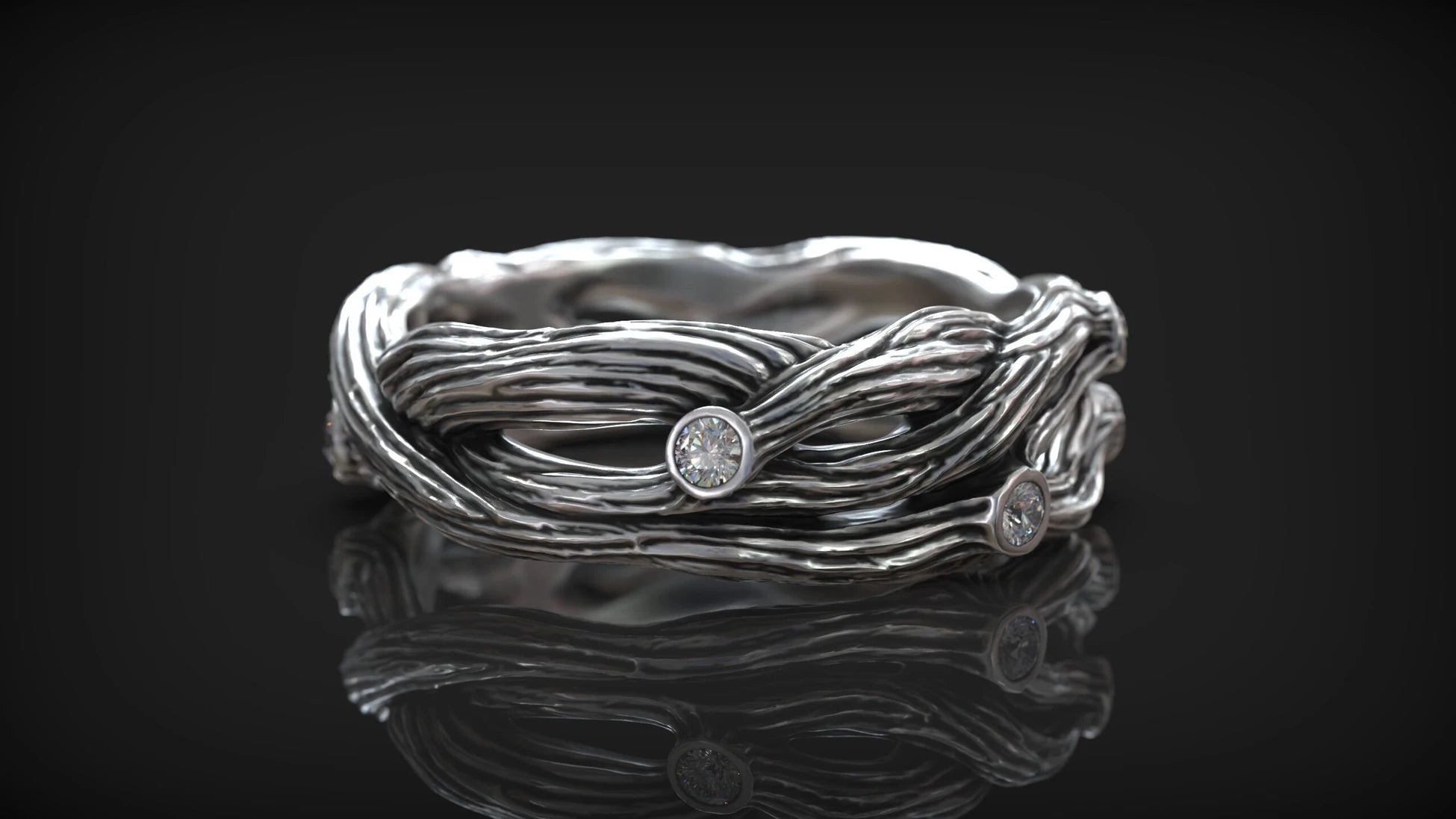 Professional Artisan Crafted Branch Ring