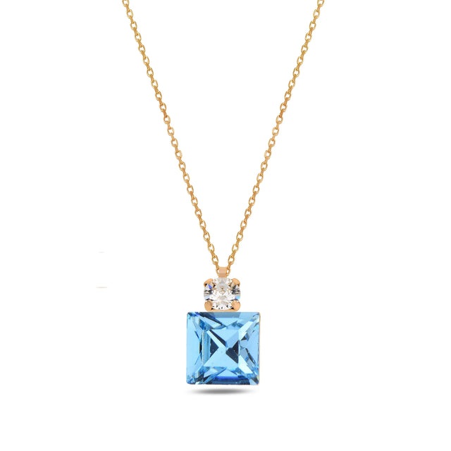 Italian-Inspired Duo Necklace - Bold & Elegant Statement Piece