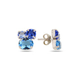 Unique Mini Dangle Earrings - Special Cut Sparkling Stone Design