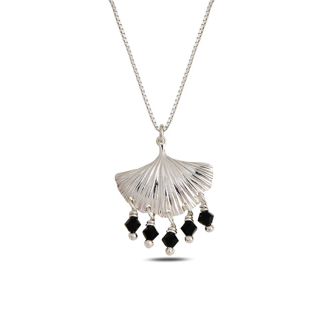 Fine Metal Pendant Necklace - Delicate Feather Talisman
