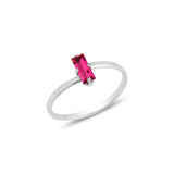 Minimalist Sparkling Stone Ring - Everyday Elegance