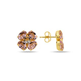 Geometric Oval Drop Earrings - Modern Rounded Elegance