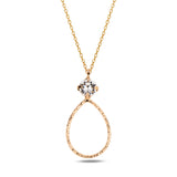 Elegant Oval Pendant Necklace - Timeless & Minimalist Design