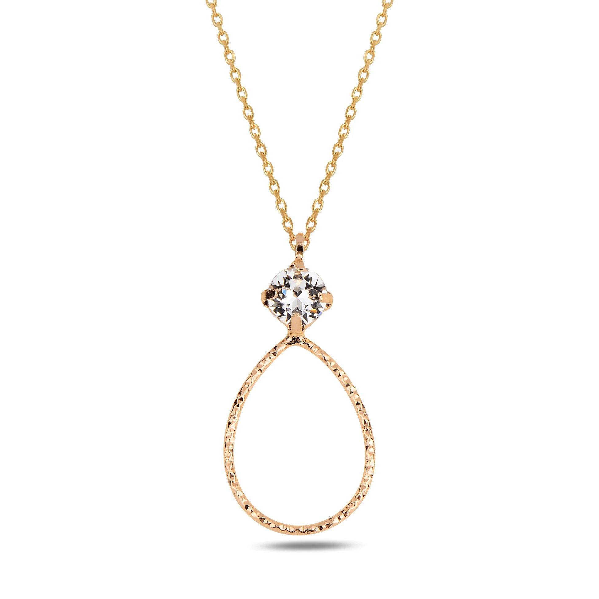 Elegant Oval Pendant Necklace - Timeless & Minimalist Design