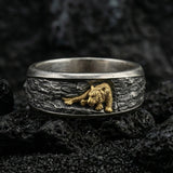 Premium Artisan Wild Tiger Statement Ring